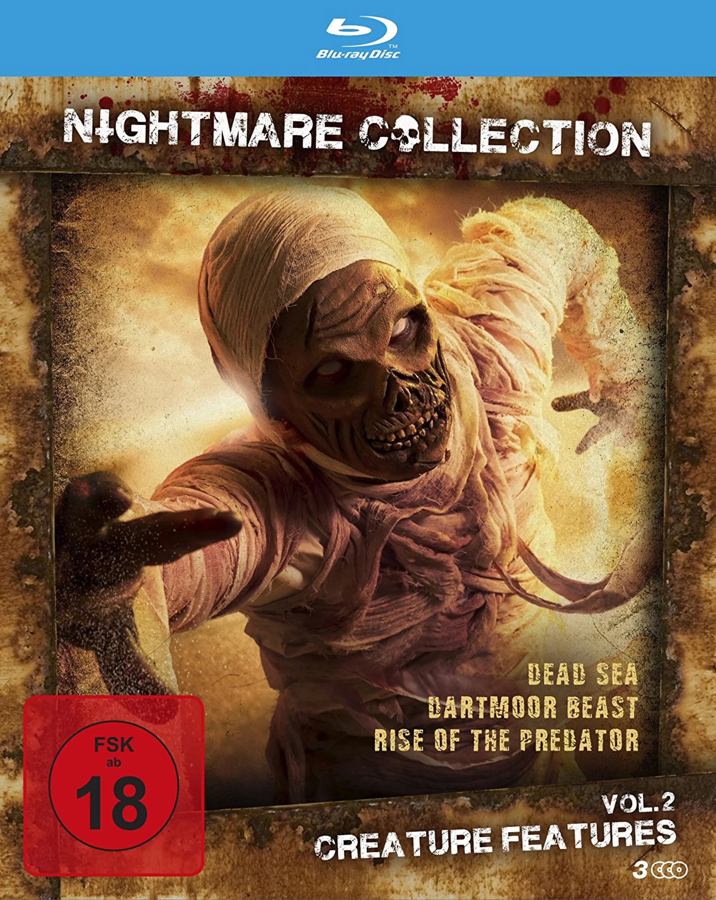 Nightmare Collection Vol. 2 Horrorfilm Sammlung auf Blu-ray Cover
