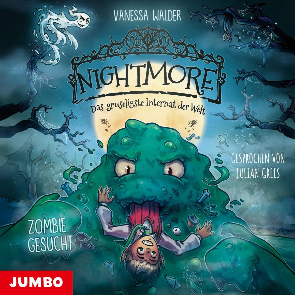 Cover: Nightmore - Das gruseligste Internat der Welt. Zombie gesucht (Hörbuch Download) von Vanessa Walder