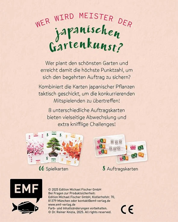 Kartenspiel: Niwa – Japanischer Garten: Das Taktik-Spiel mit vielseitigen Aufträgen – Ansicht