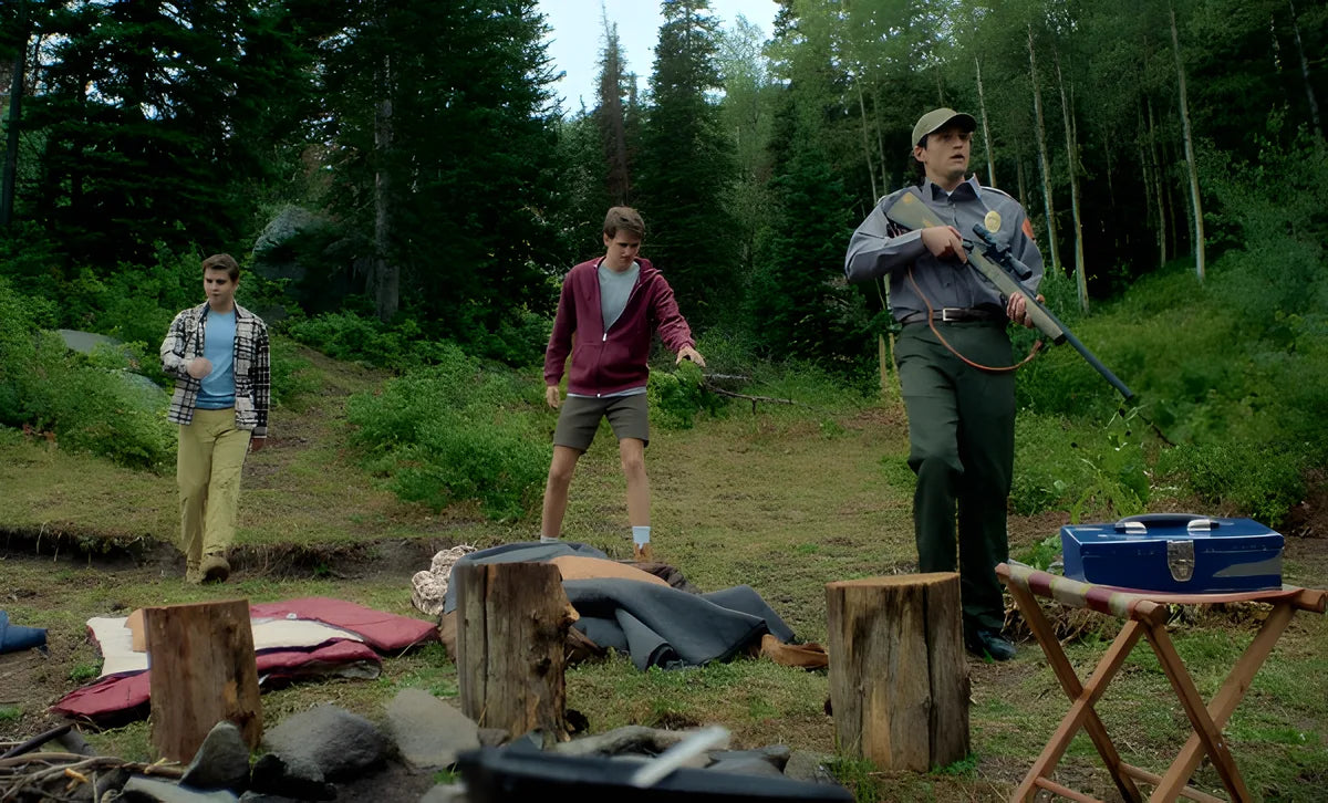 Filmszene 5 aus No Escape - Grizzly Night – DVD. Regie: Burke Doeren