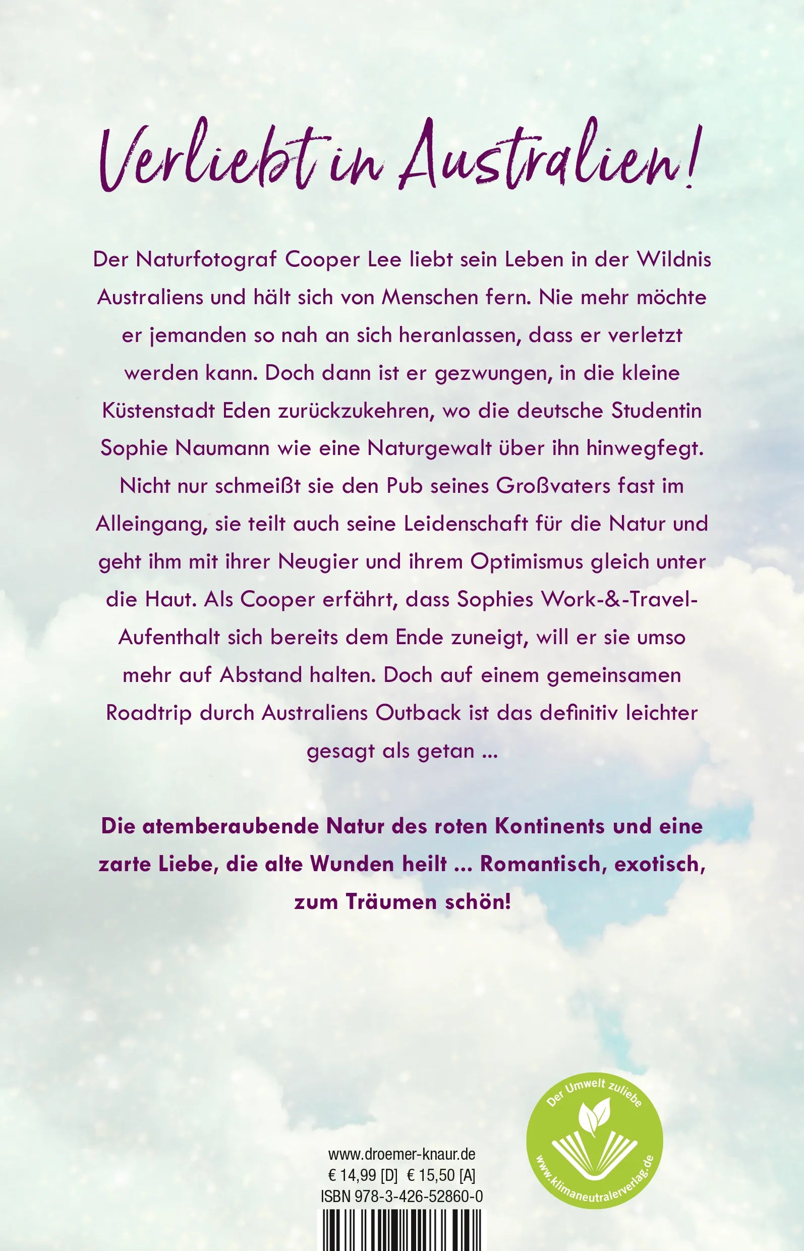 Buchrückseite von 'No Stars too bright' mit Klappentext - Paperback