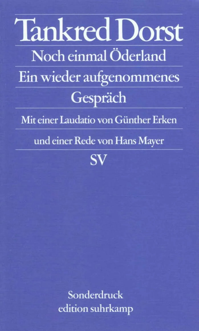 Buchcover von 'Noch einmal Öderland' - Taschenbuch von Tankred Dorst
