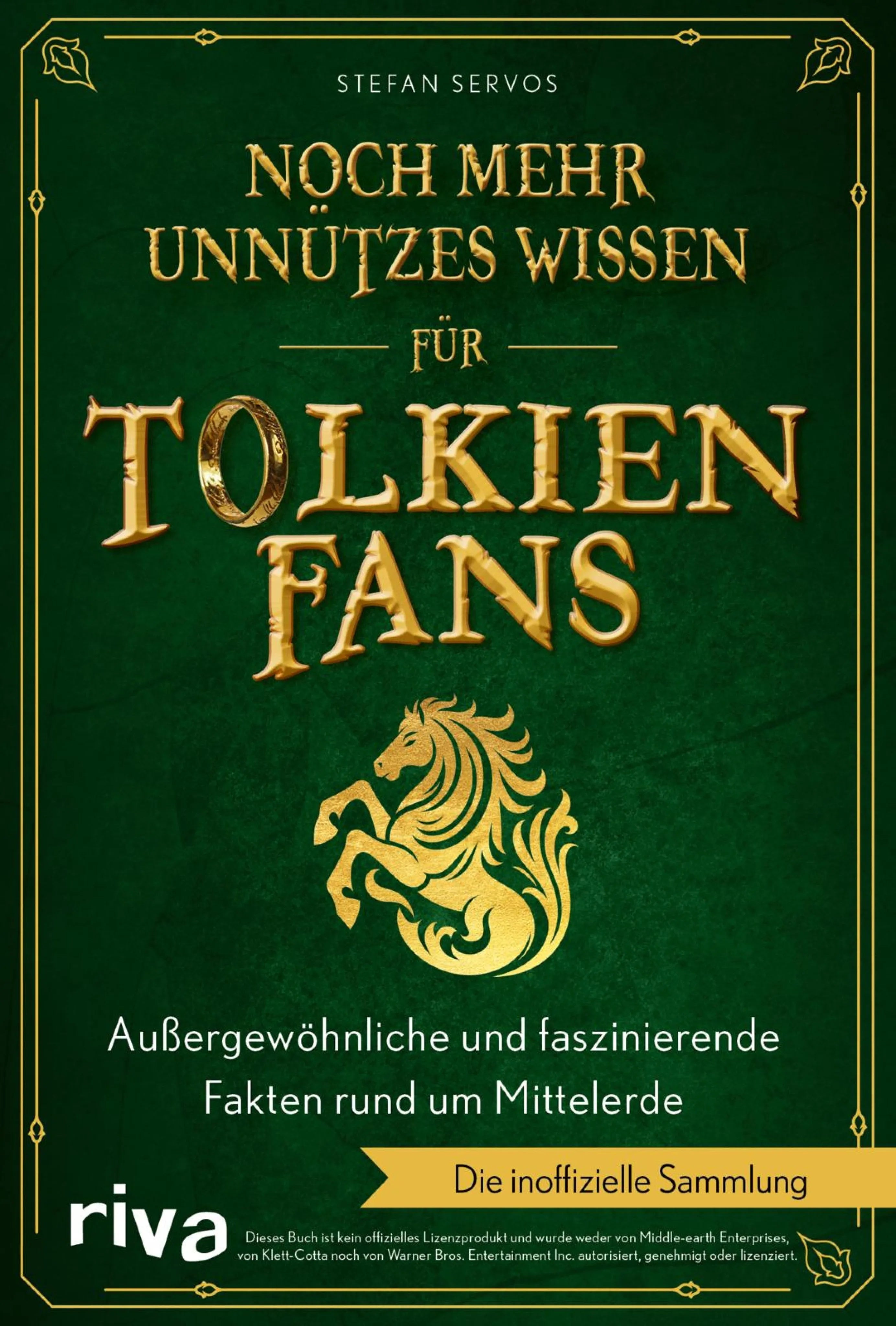 Cover: Noch mehr unnützes Wissen für Tolkien-Fans (E-Book) von Stefan Servos