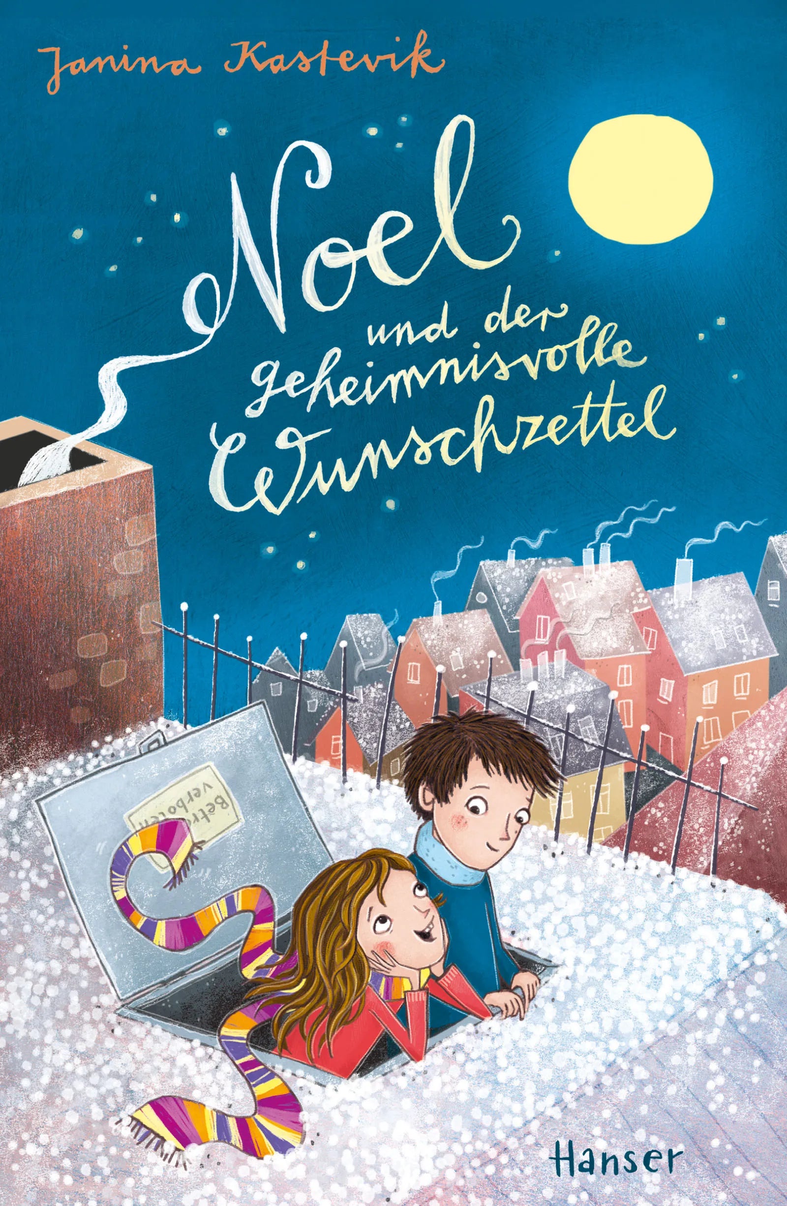 Buchcover von 'Noel und der geheimnisvolle Wunschzettel' - Gebundene Ausgabe von Janina Kastevik