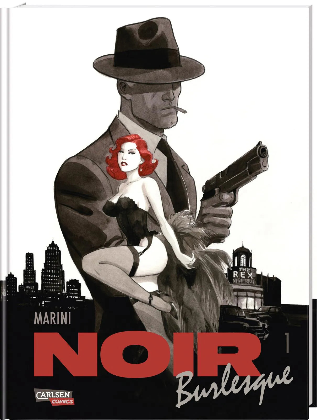 Buchcover von 'Noir Burlesque 1' - Gebundene Ausgabe von Enrico Marini