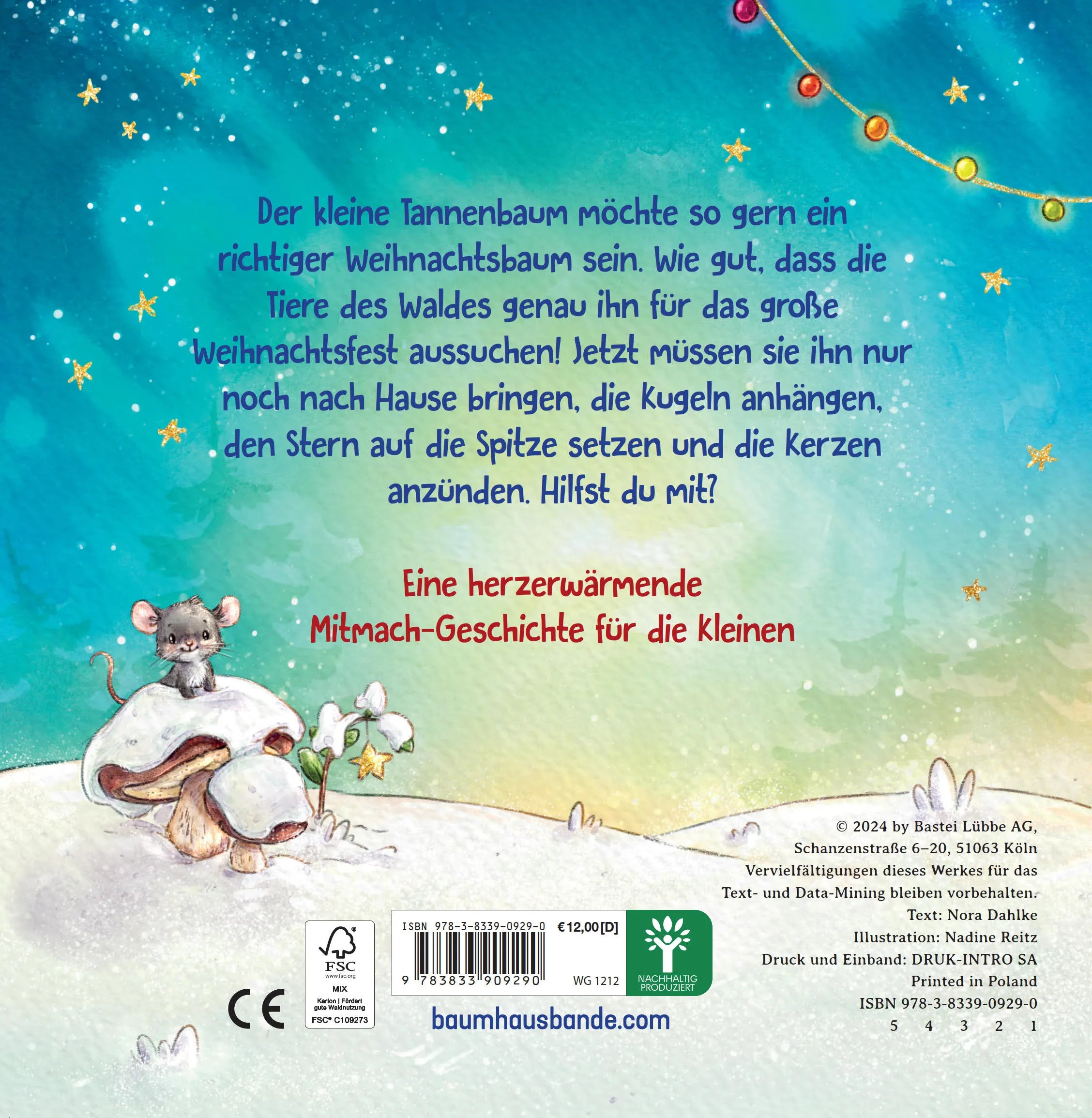 Produktansicht: Der kleine Tannenbaum feiert Weihnachten (Gebundene Ausgabe)