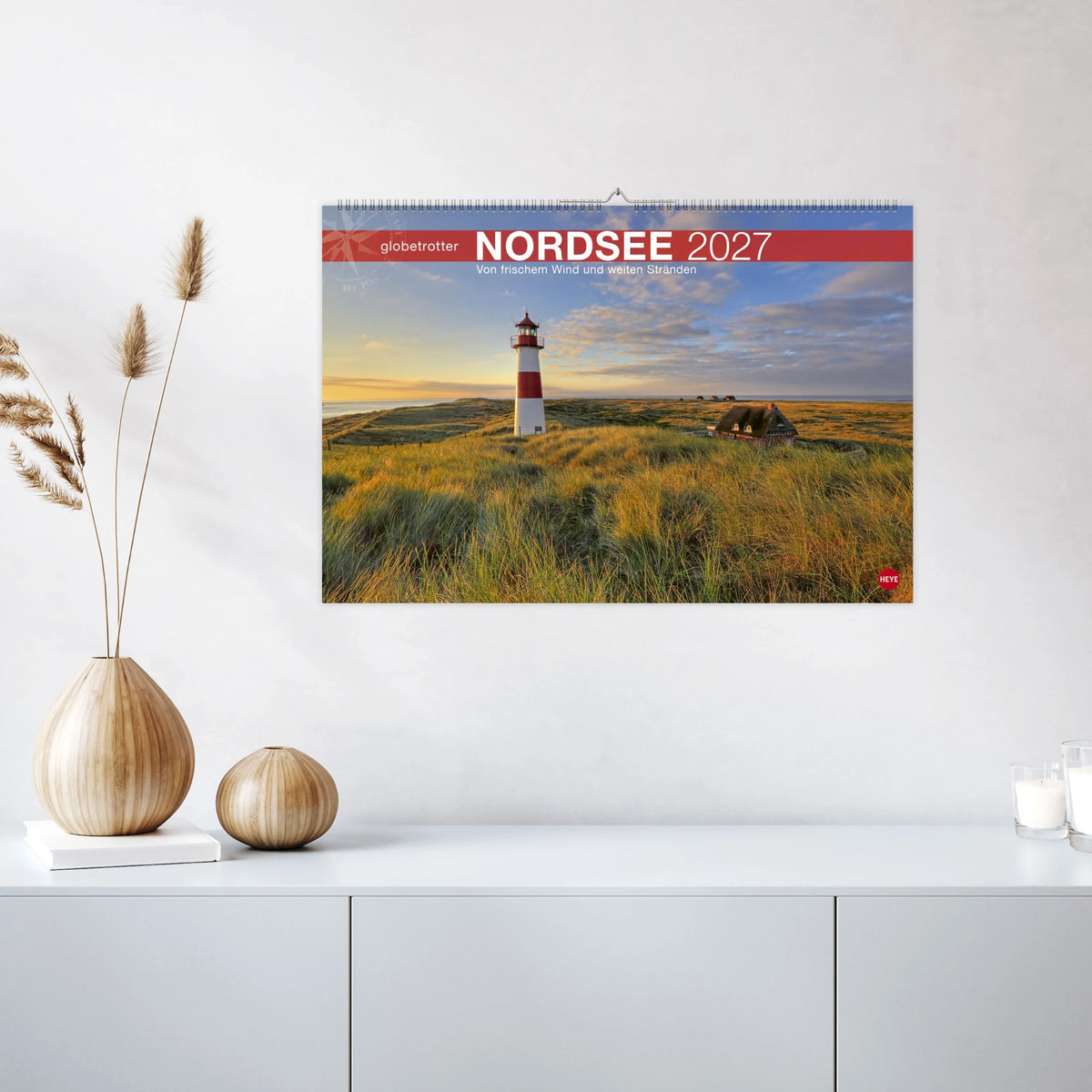 Nordsee Globetrotter Kalender 2027 - Von frischem Wind und weiten Stränden – Ansicht