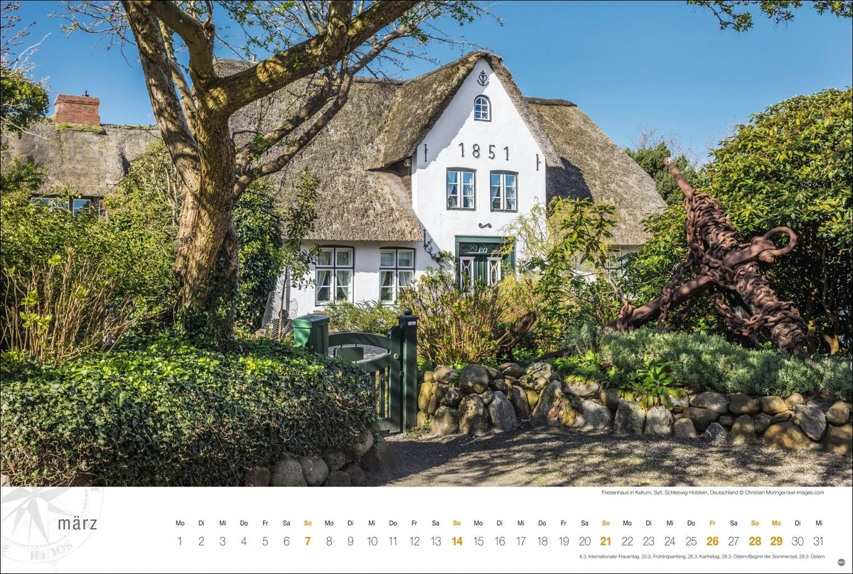 Nordsee Globetrotter Kalender 2027 - Von frischem Wind und weiten Stränden – Ansicht