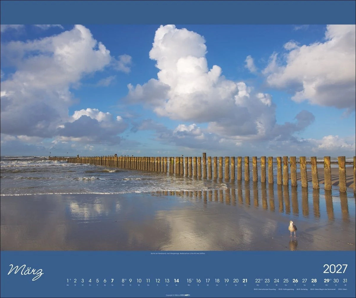 Nordsee Kalender 2027 – Ansicht