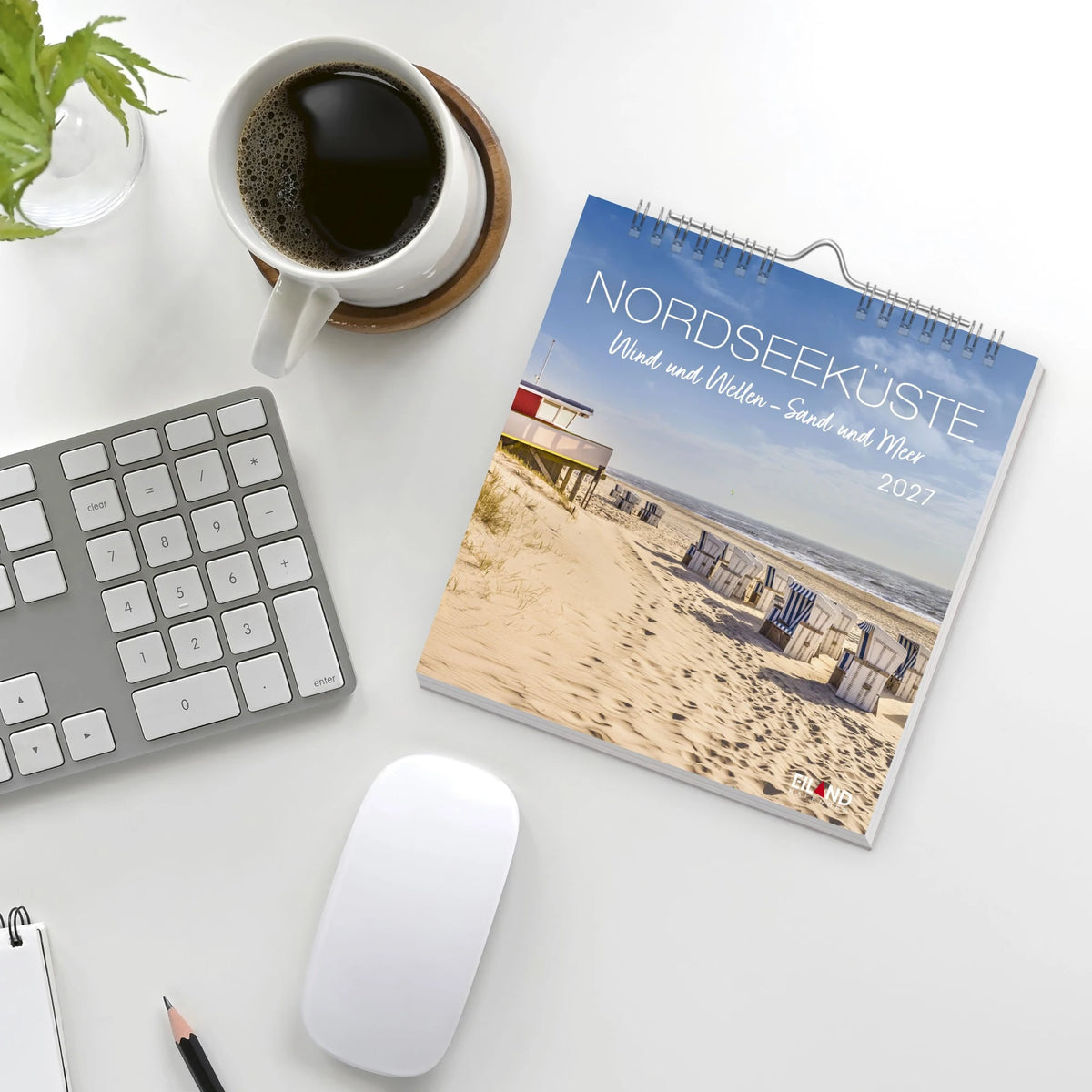 Nordseeküste Postkartenkalender 2027 - Wind und Wellen - Sand und Meer – Ansicht