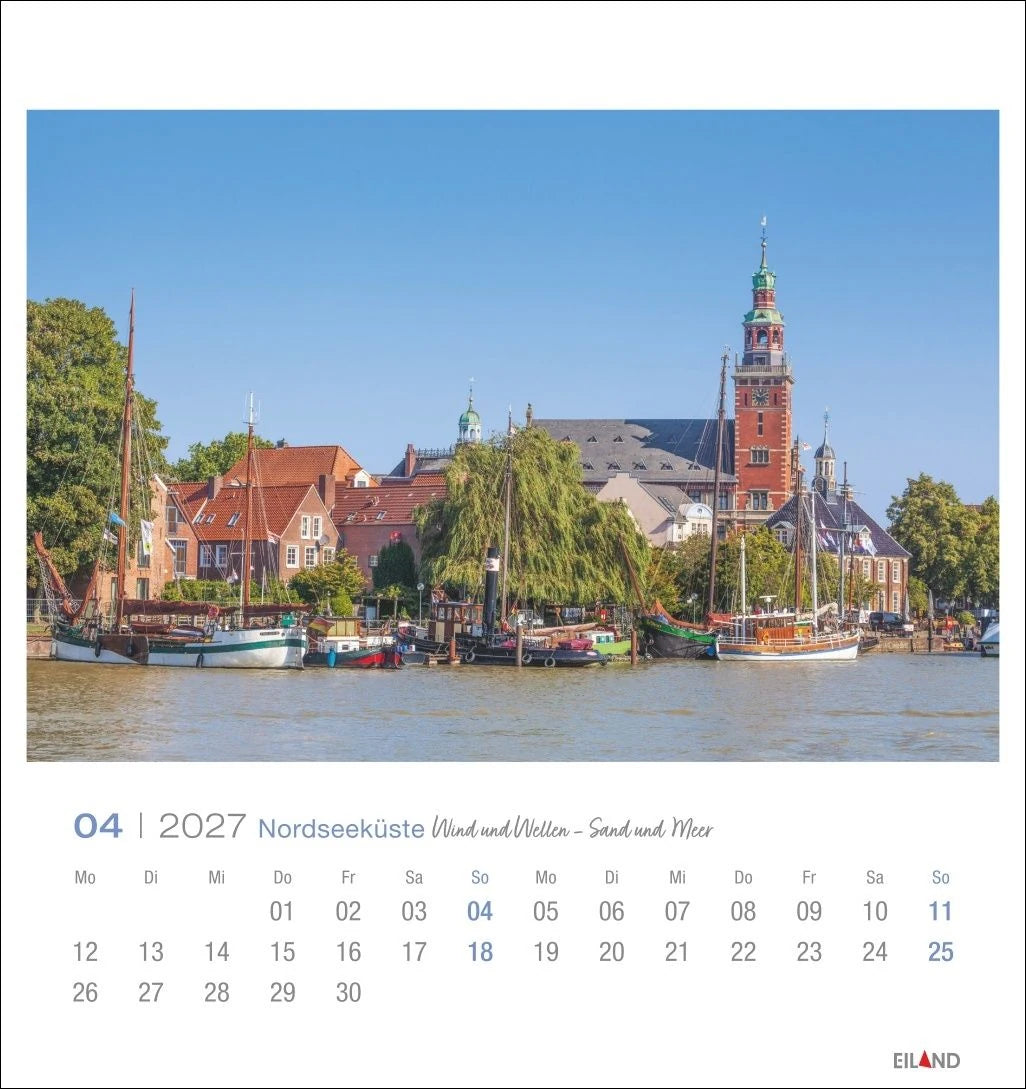 Nordseeküste Postkartenkalender 2027 - Wind und Wellen - Sand und Meer – Ansicht