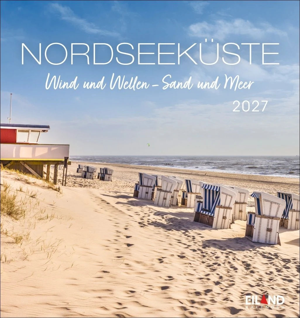 Postkartenkalender: Nordseeküste Postkartenkalender 2027 - Wind und Wellen - Sand und Meer