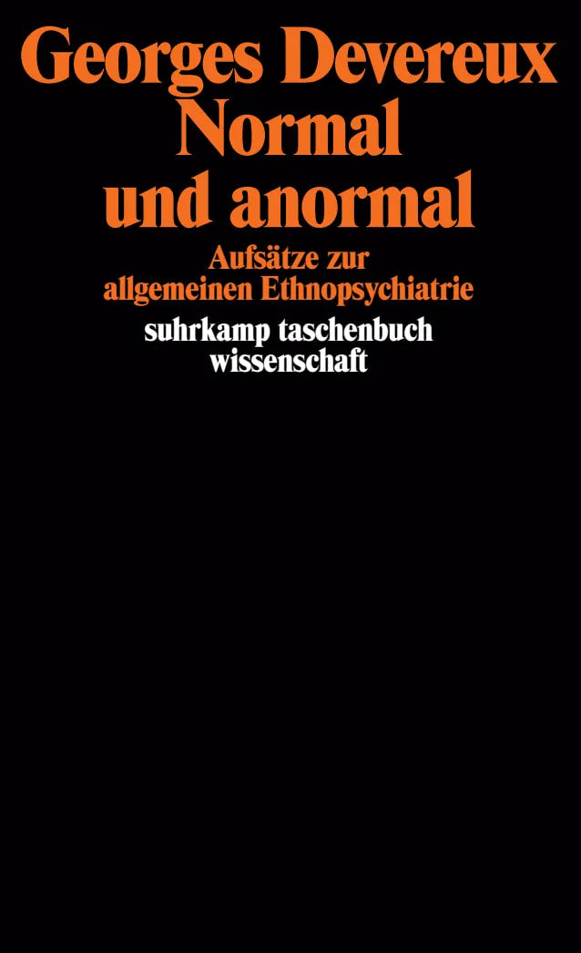 Buchcover von 'Normal und anormal' - Taschenbuch von Georges Devereux