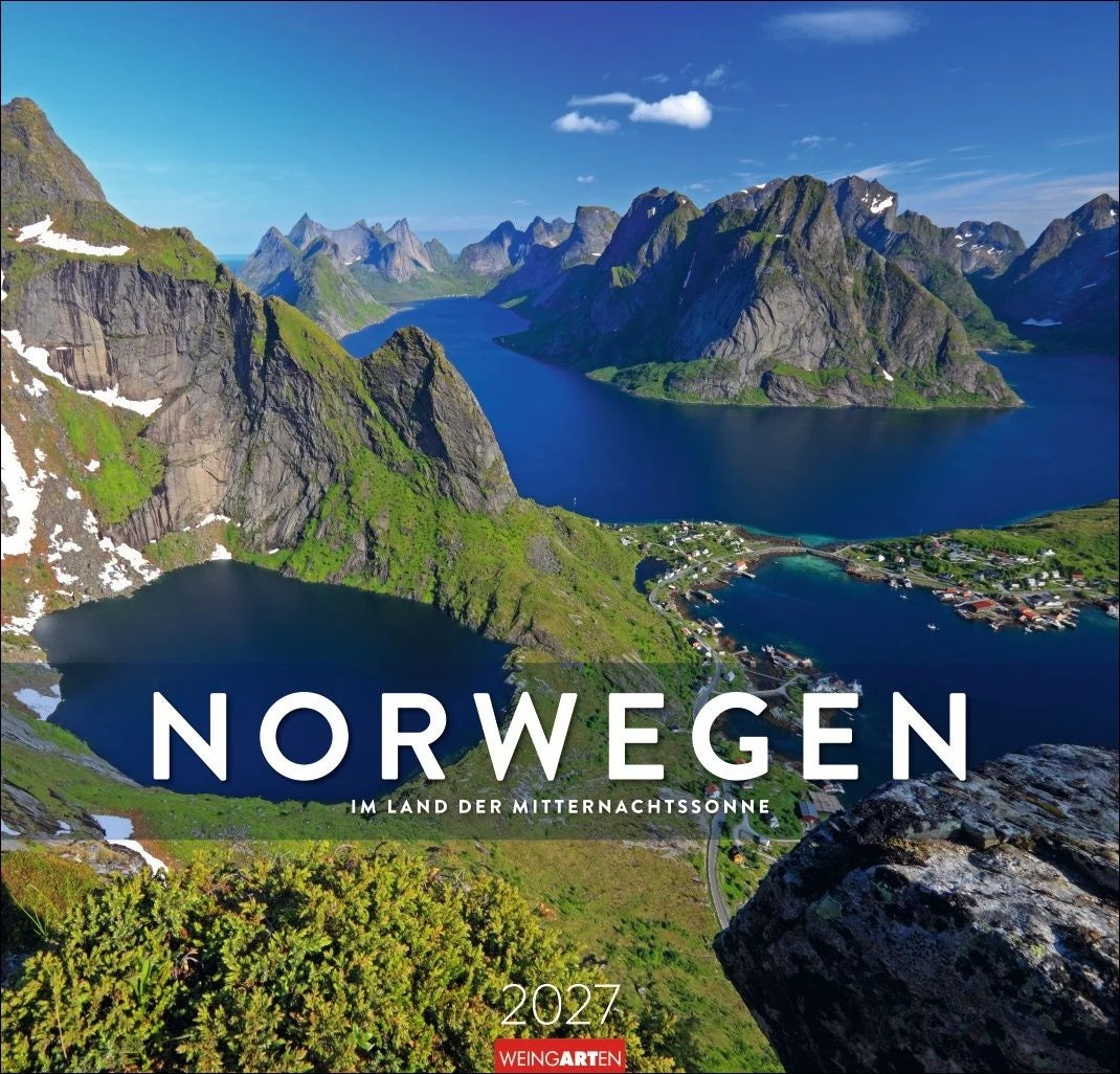 Wandkalender: Norwegen Kalender 2027 - Im Land der Mitternachtssonne