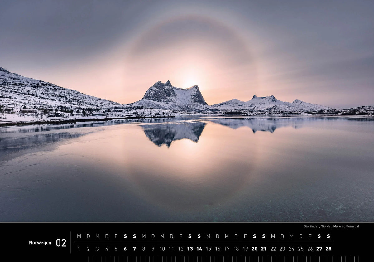 Norwegen Premiumkalender 2027 – Ansicht
