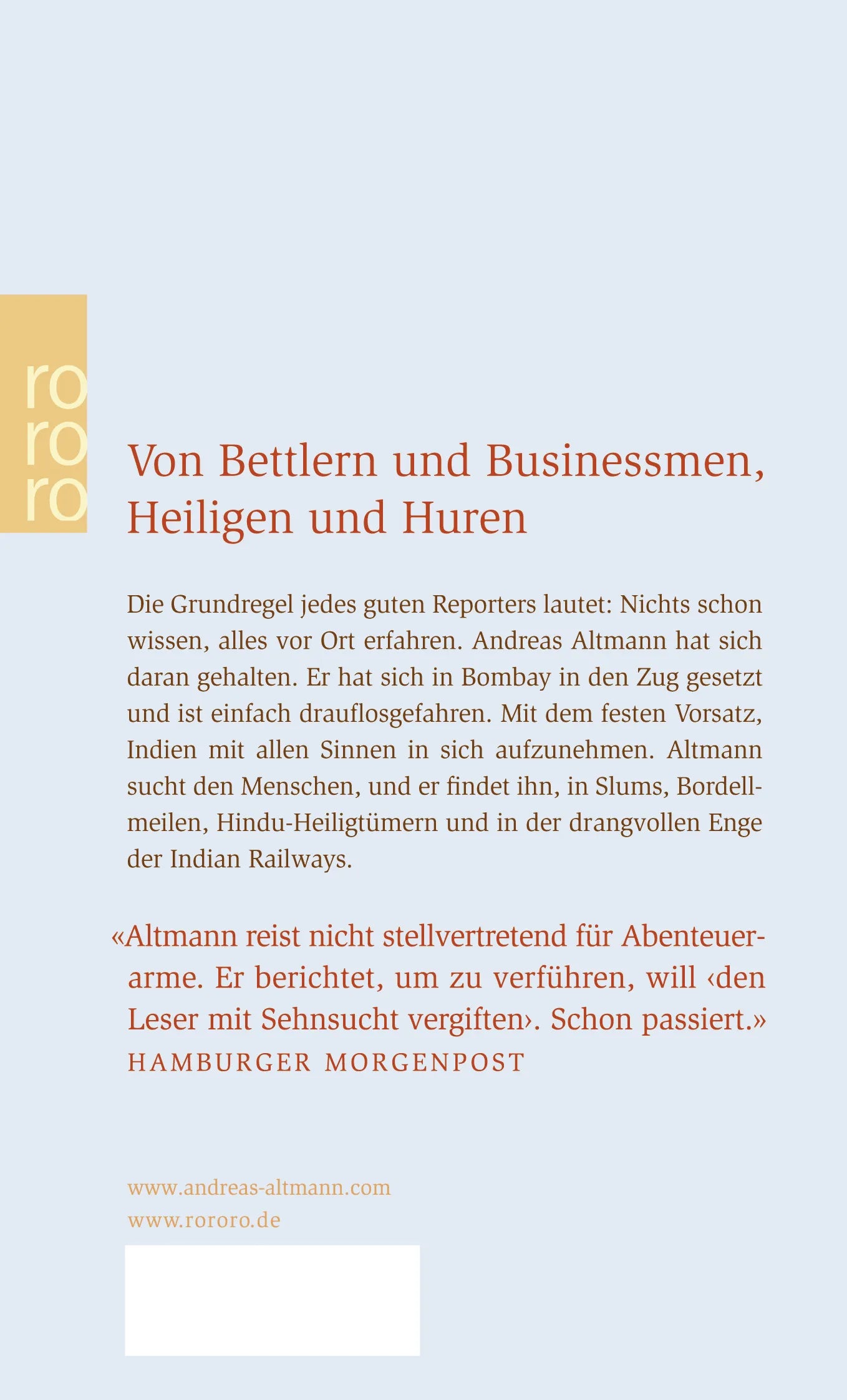 Buchrückseite von 'Notbremse nicht zu früh ziehen!' mit Klappentext - Taschenbuch