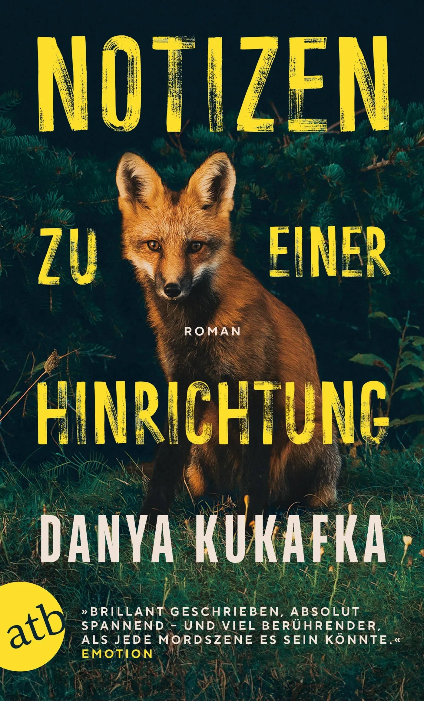 Buchcover von 'Notizen zu einer Hinrichtung' - Taschenbuch von Danya Kukafka
