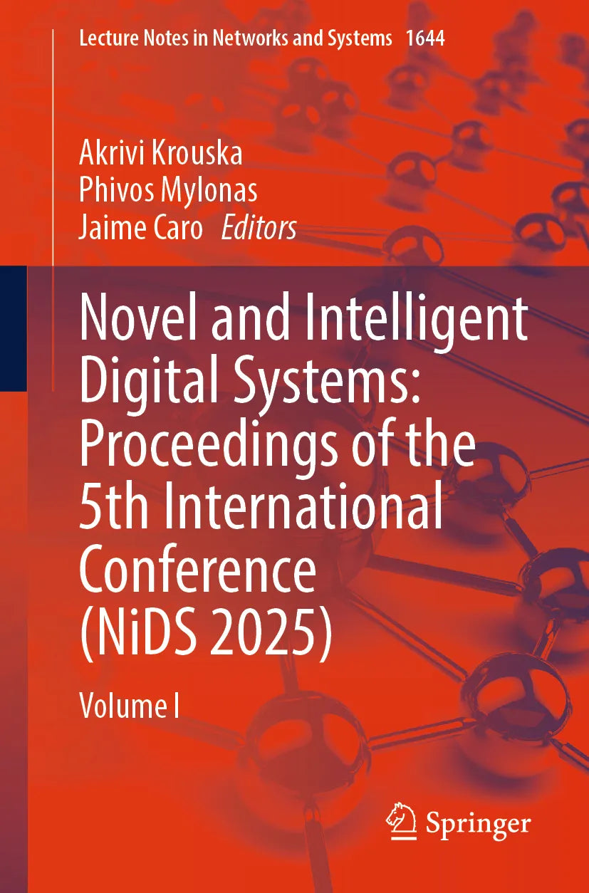 Cover: Novel and Intelligent Digital Systems: Proceedings of the 5th International Conference (E-Book)