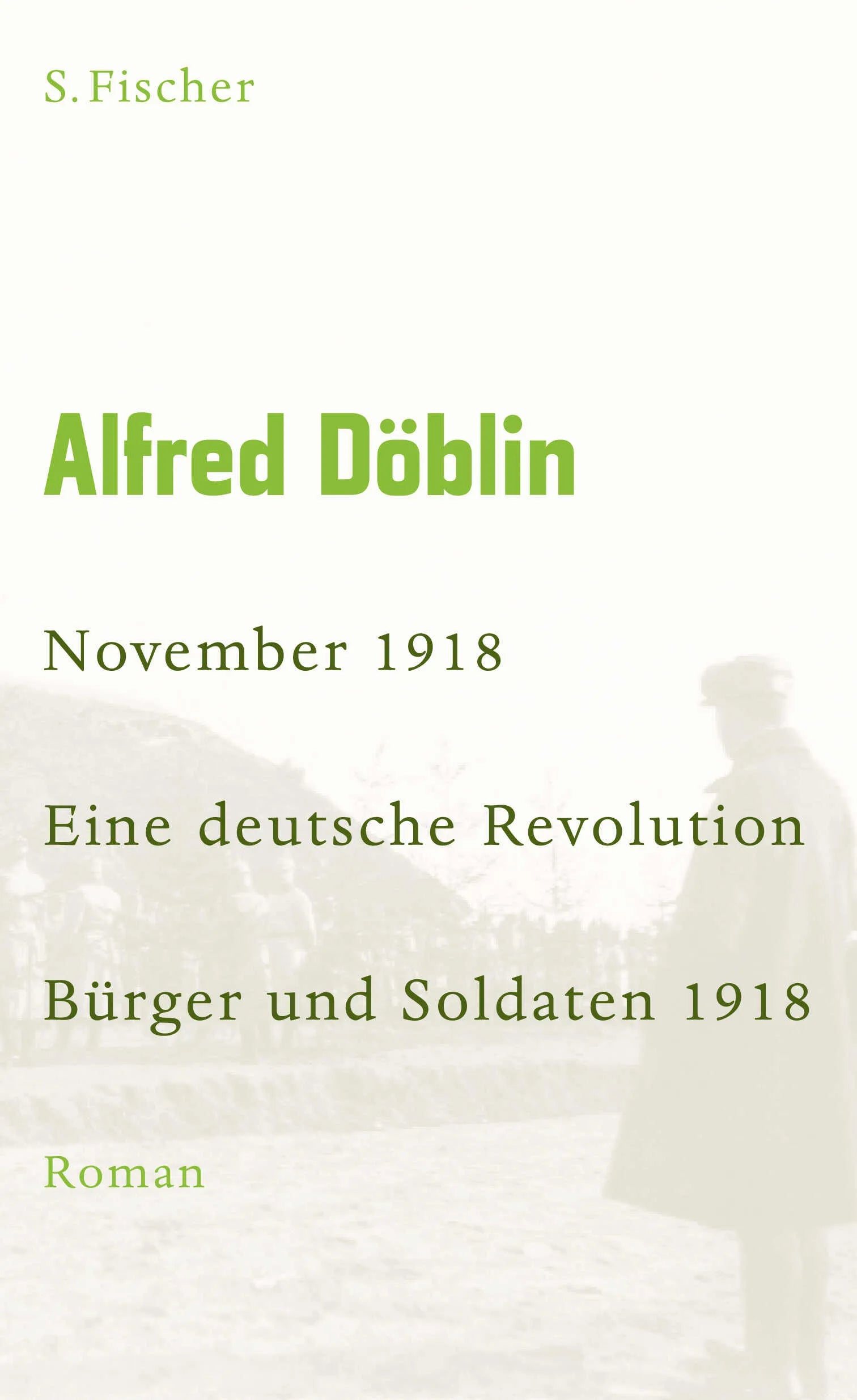 Buchcover von 'November 1918' - Gebundene Ausgabe von Alfred Döblin
