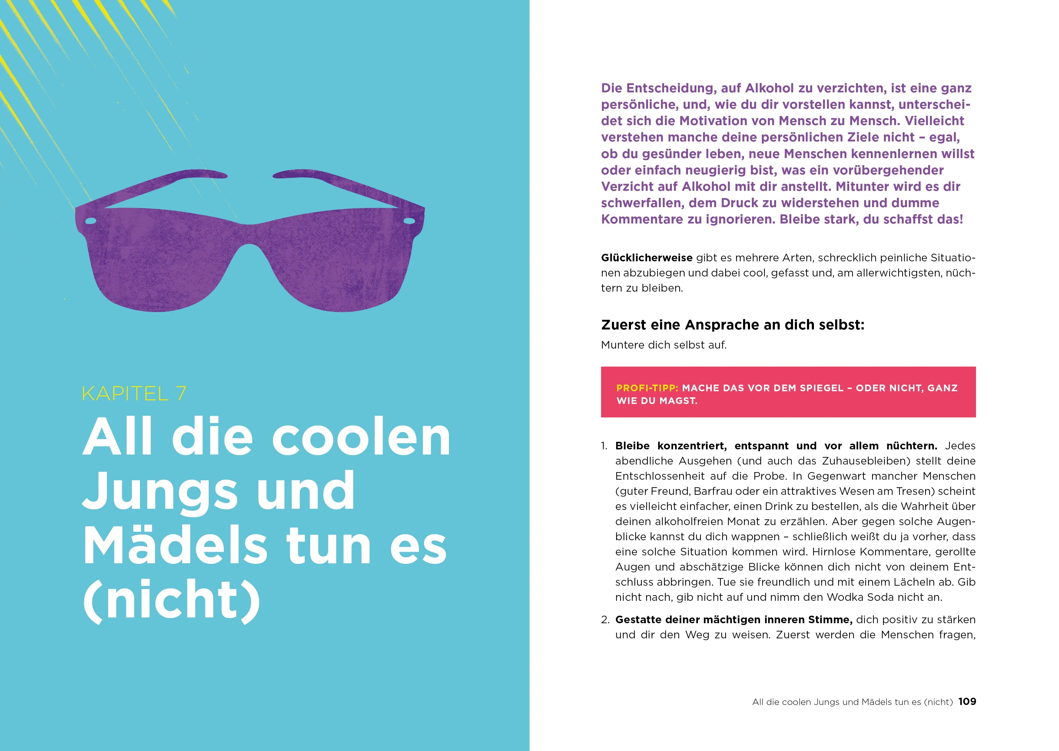 Innenansicht von 'Nüchtern – Die Challenge' - Taschenbuch