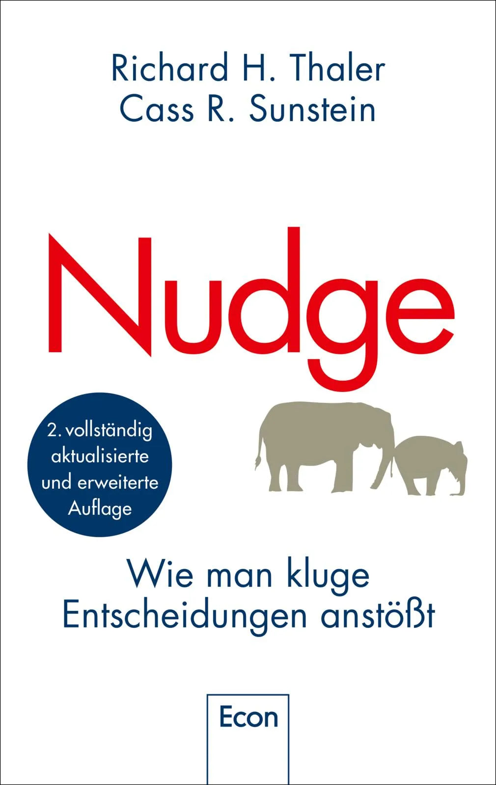 Buchcover von 'Nudge' - Gebundene Ausgabe von Richard H. Thaler
