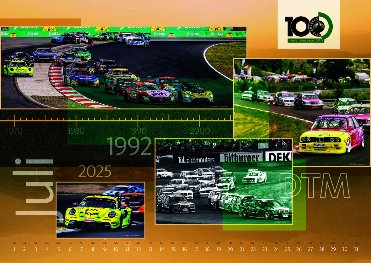Nürburgring Kalender 2027 – Ansicht