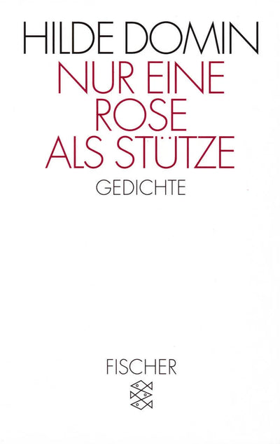 Nur eine Rose als Stütze