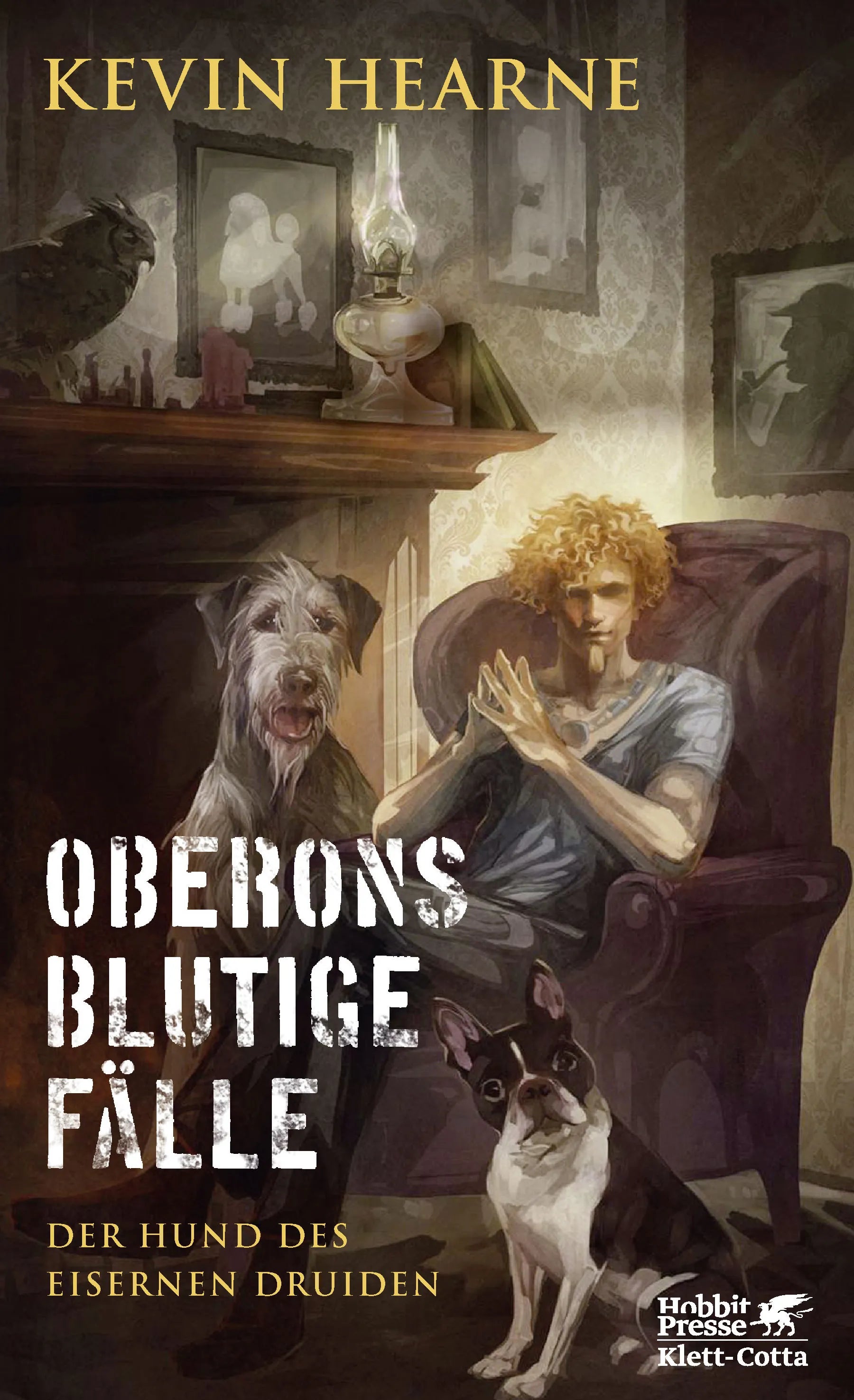 Buchcover von 'Oberons blutige Fälle' - Paperback von Kevin Hearne