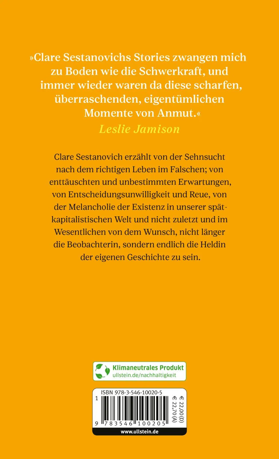 Buchrückseite von 'Objekte des Begehrens' mit Klappentext - Gebundene Ausgabe