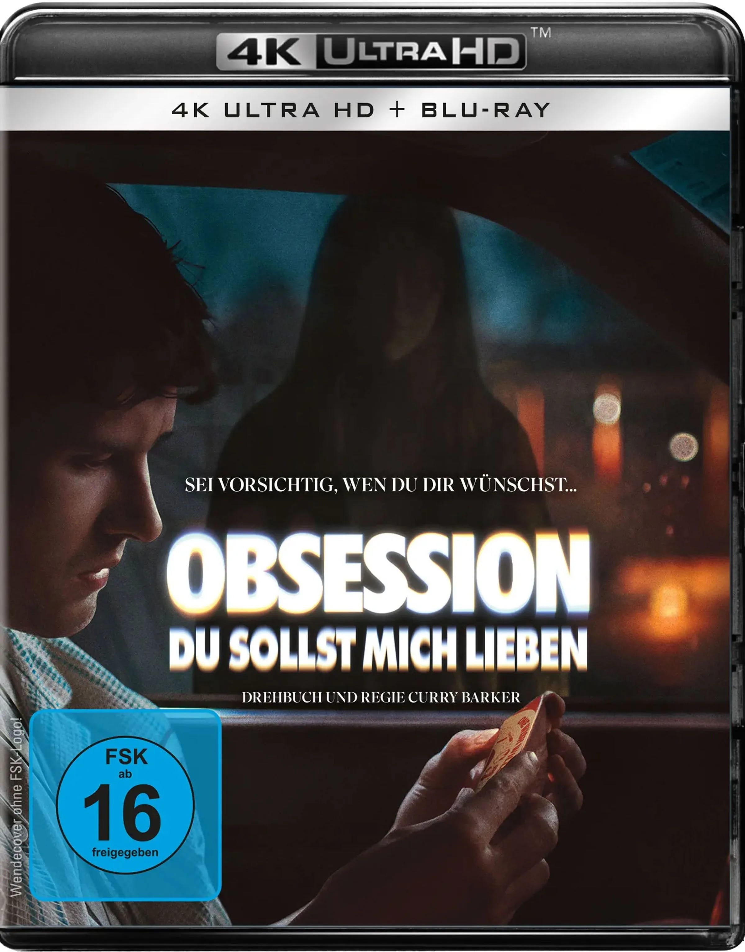 4K UHD Blu-ray-Cover: Obsession - Du sollst mich lieben. Regie: Curry Barker