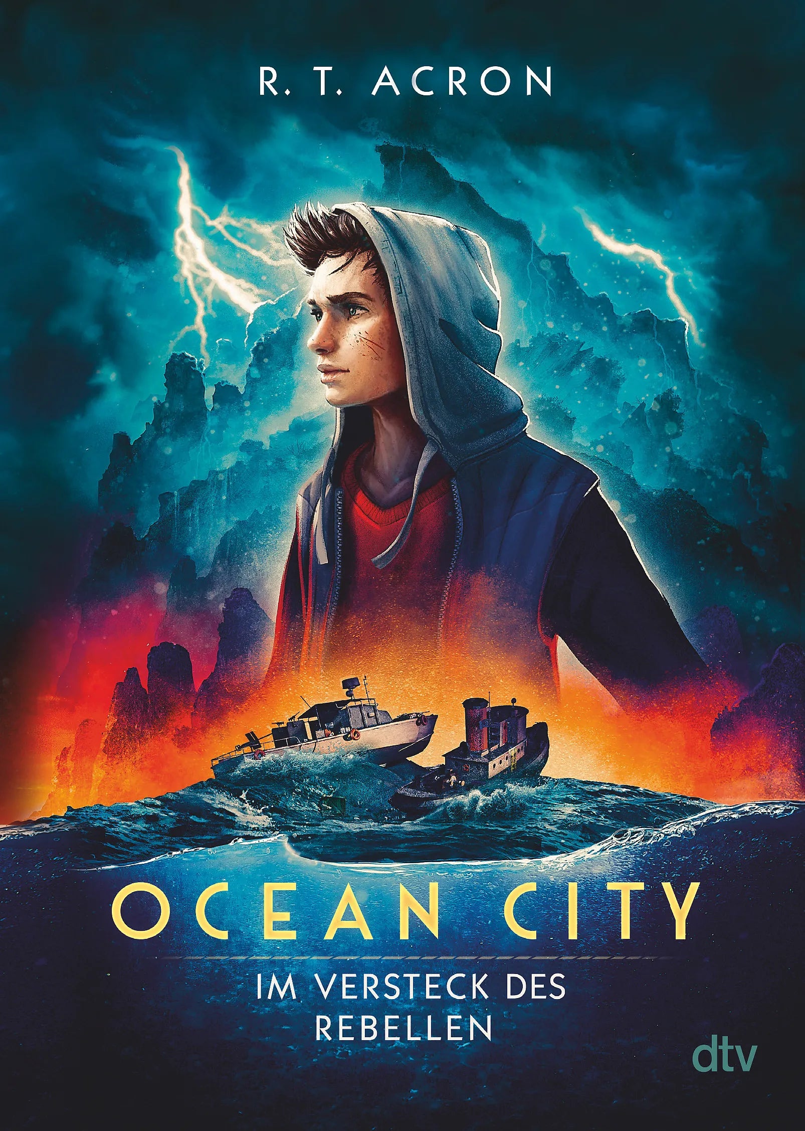 Buchcover von 'Ocean City – Im Versteck des Rebellen' - Taschenbuch von R. T. Acron
