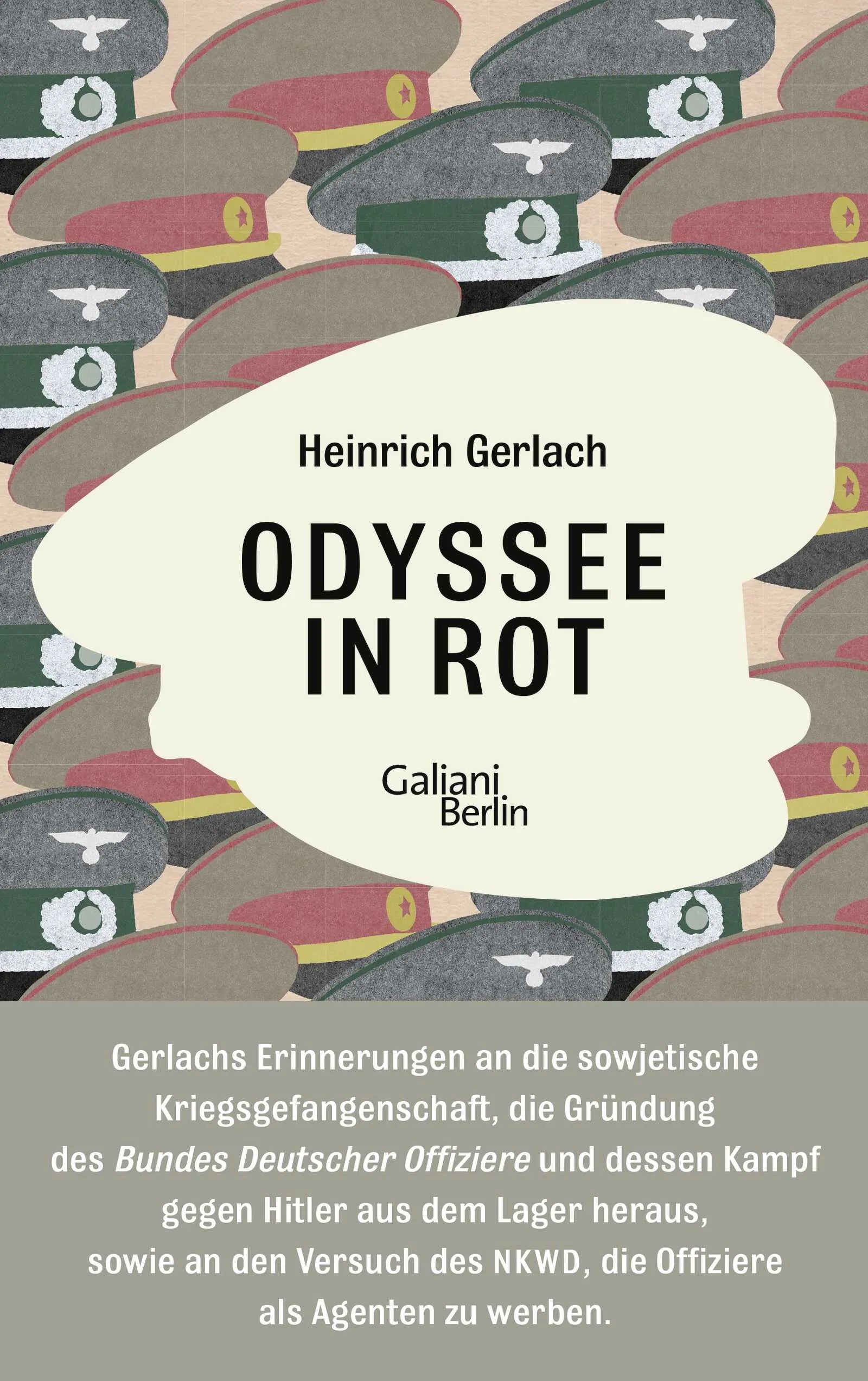 Buchcover von 'Odyssee in Rot' - Gebundene Ausgabe von Heinrich Gerlach
