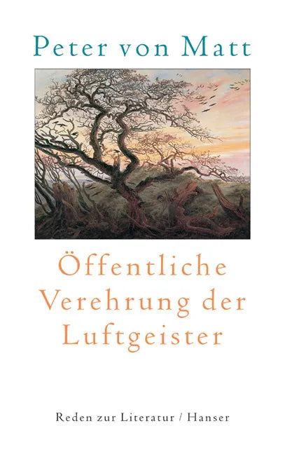 Buchcover von 'Öffentliche Verehrung der Luftgeister' - Gebundene Ausgabe von Peter von Matt