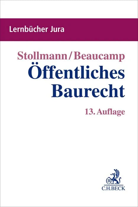 Buchcover von 'Öffentliches Baurecht' - Taschenbuch von Frank Stollmann