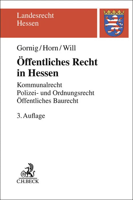 Buchcover von 'Öffentliches Recht in Hessen' - Taschenbuch von Gilbert Gornig