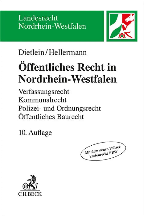 Buchcover von 'Öffentliches Recht in Nordrhein-Westfalen' - Taschenbuch von Johannes Dietlein