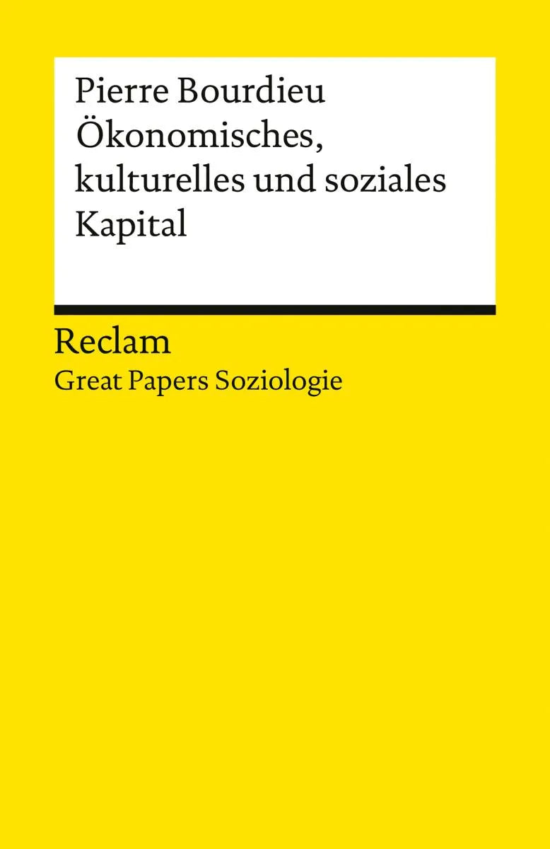 Cover: Ökonomisches Kapital, kulturelles Kapital, soziales Kapital (E-Book) von Pierre Bourdieu