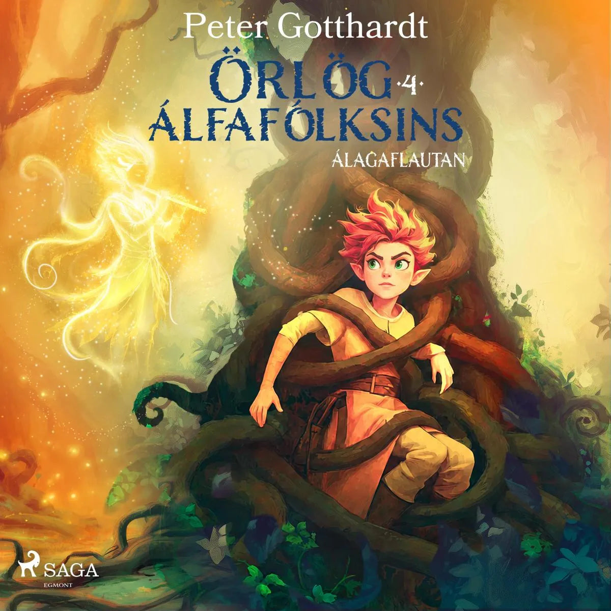 Cover: Örlög álfafólksins 4: Álagaflautan (Hörbuch Download) von Peter Gotthardt