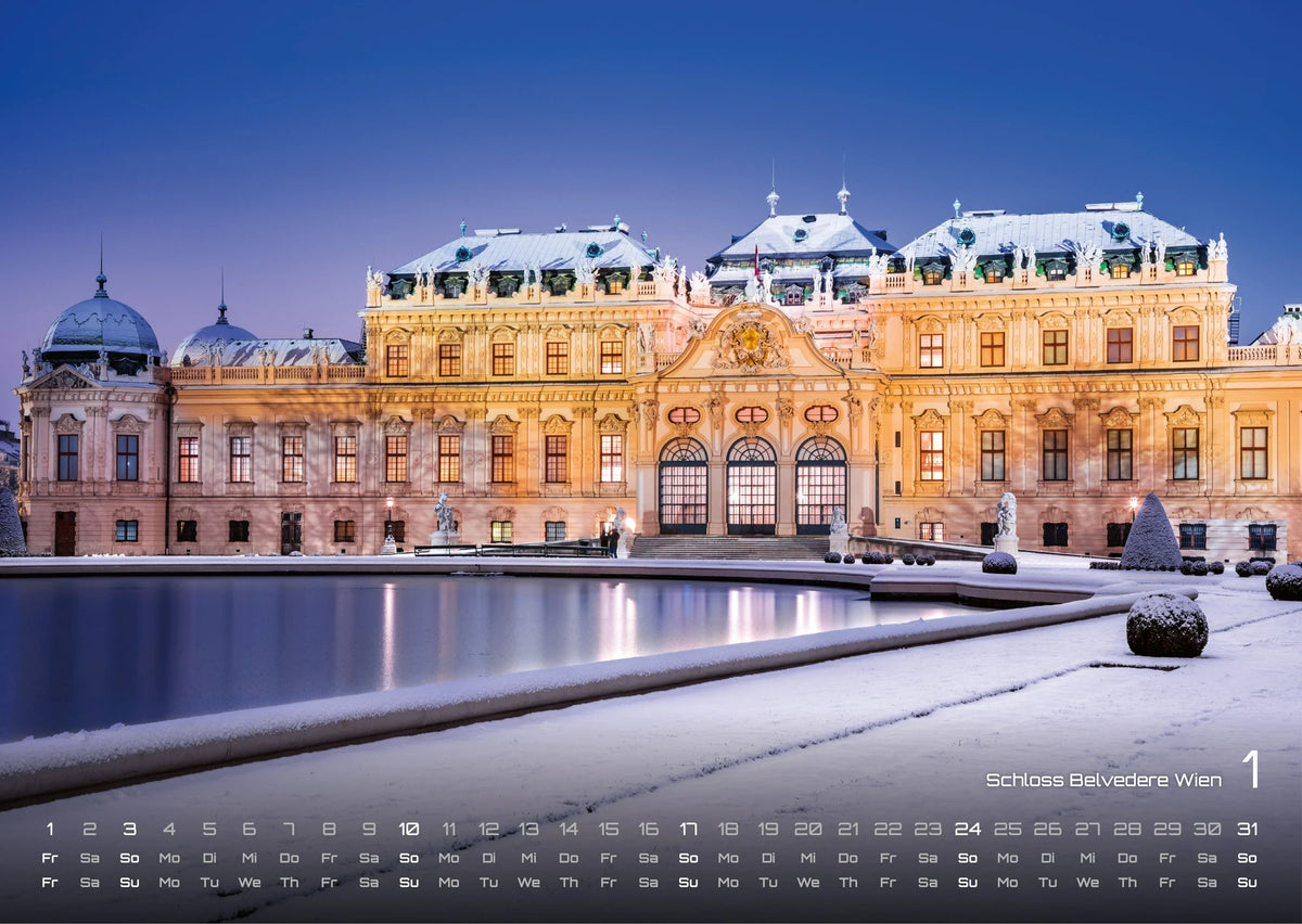 Österreich - 2027 - Kalender DIN A3 – Ansicht
