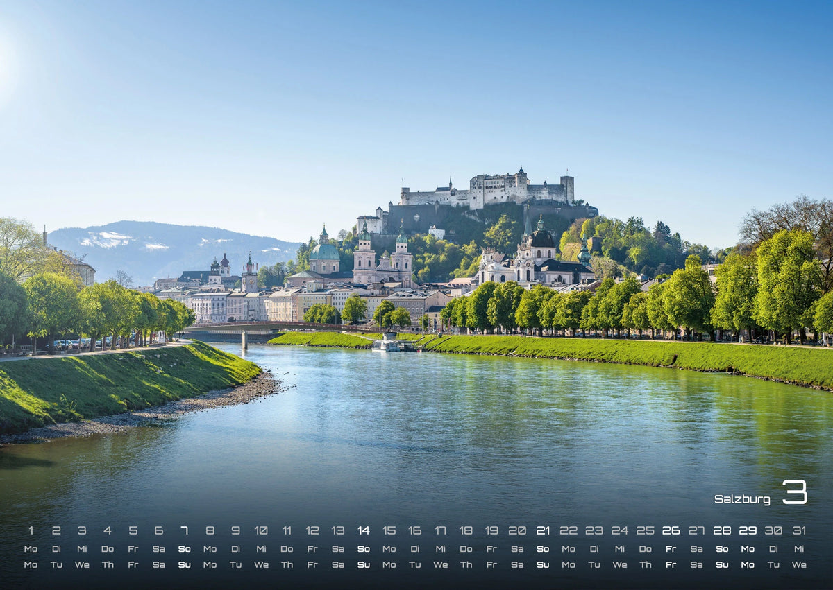 Österreich - 2027 - Kalender DIN A2 – Ansicht