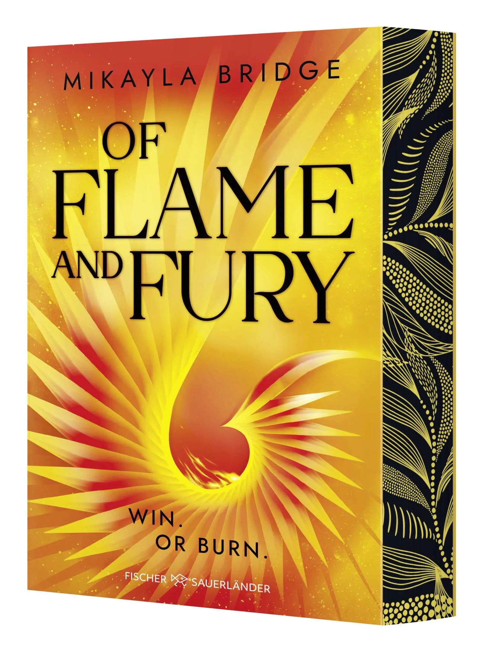 Buchcover von 'Of Flame and Fury' - Paperback von Mikayla Bridge
