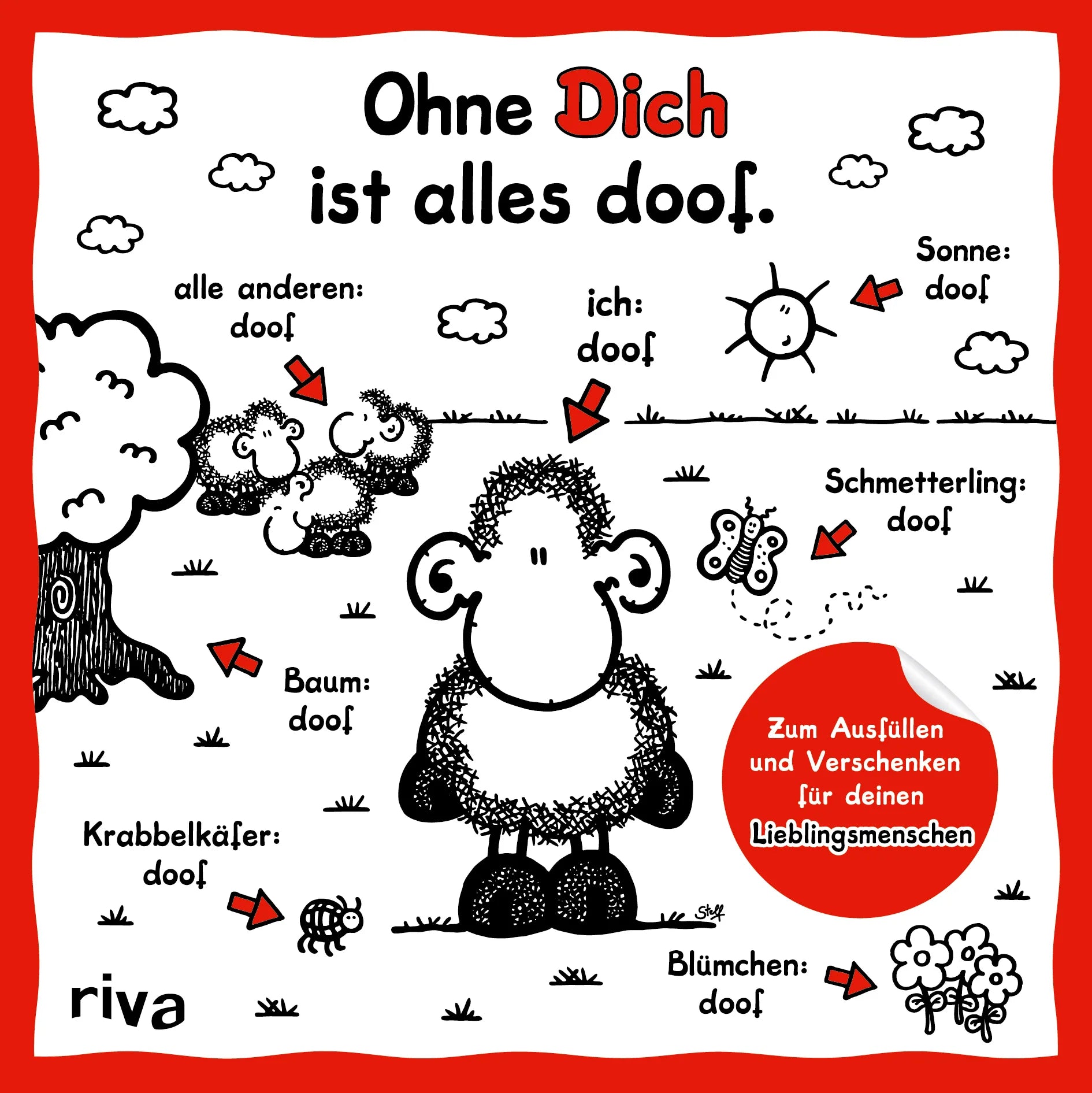 Buchcover von 'Ohne Dich ist alles doof' - Gebundene Ausgabe von sheepworld