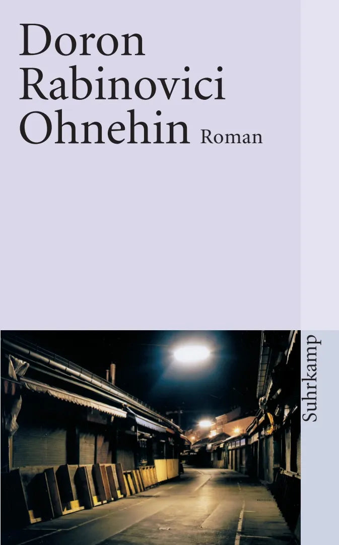Buchcover von 'Ohnehin' - Taschenbuch von Doron Rabinovici