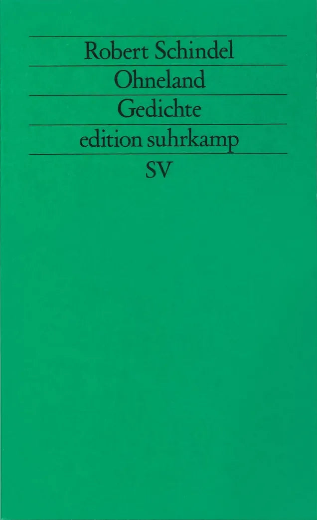 Buchcover von 'Ohneland' - Taschenbuch von Robert Schindel