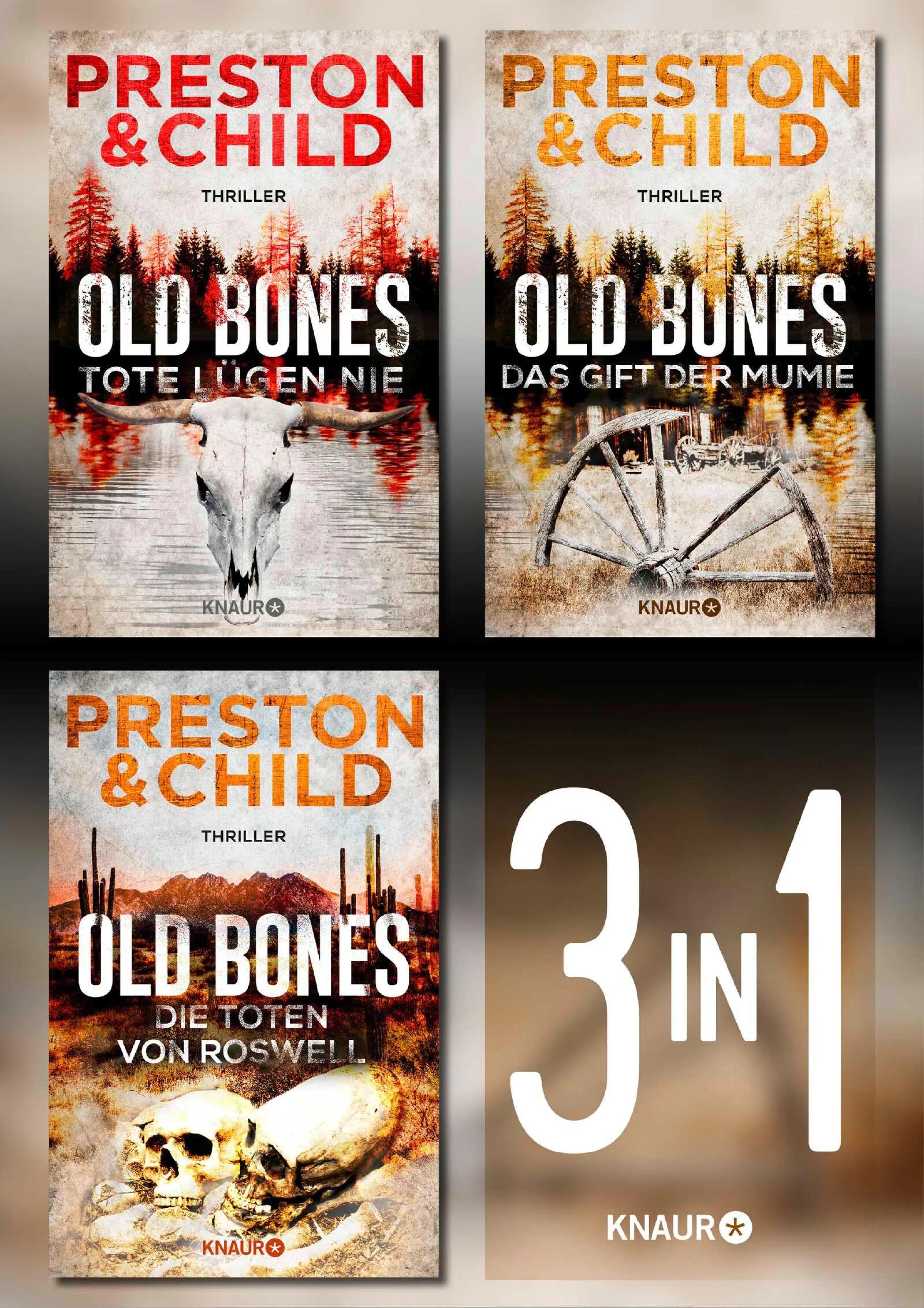 Cover: Old Bones Band 1-3. Das Cold-Case-Thriller-Bundle (E-Book) von Douglas Preston