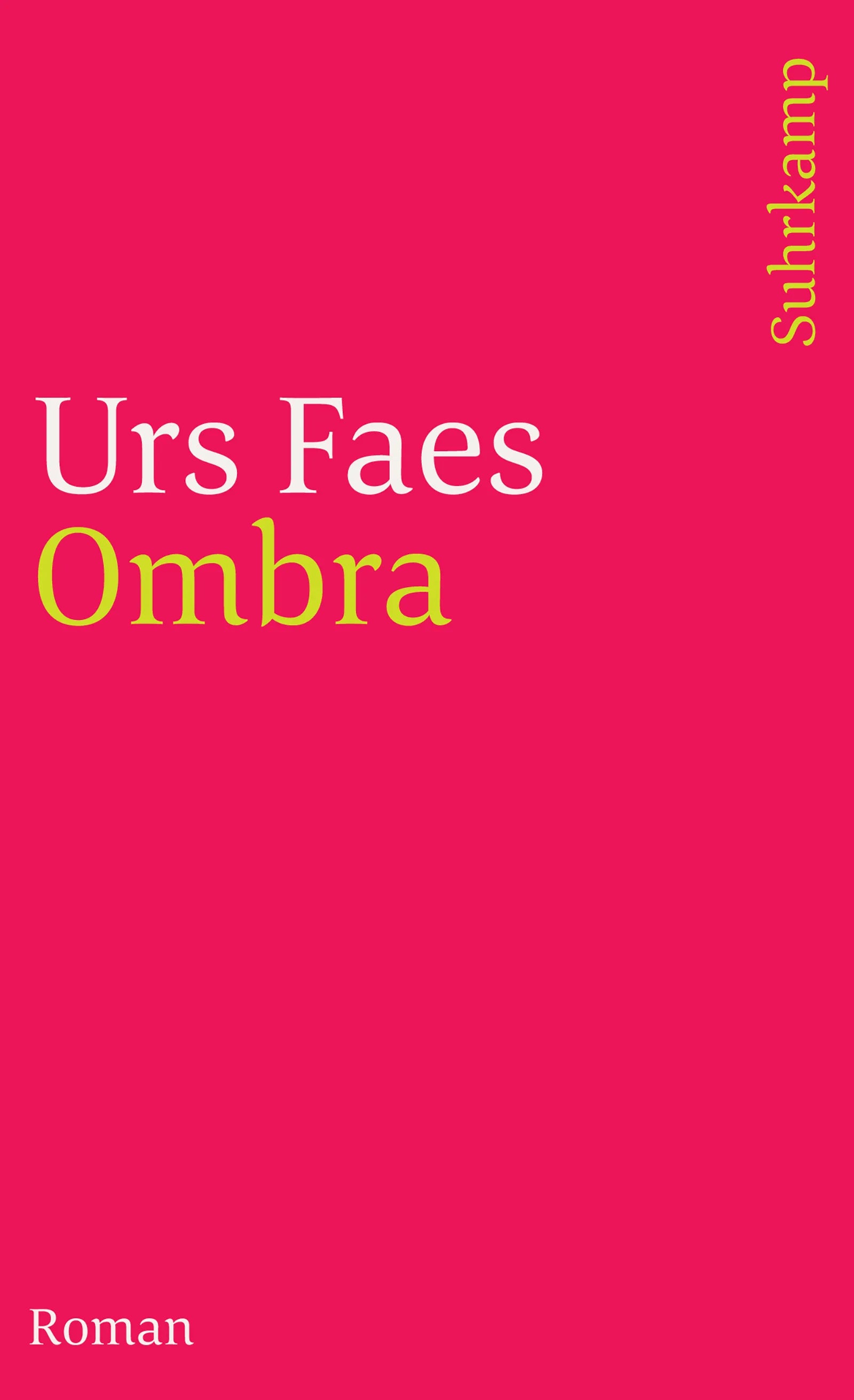 Cover: Ombra (E-Book) von Urs Faes