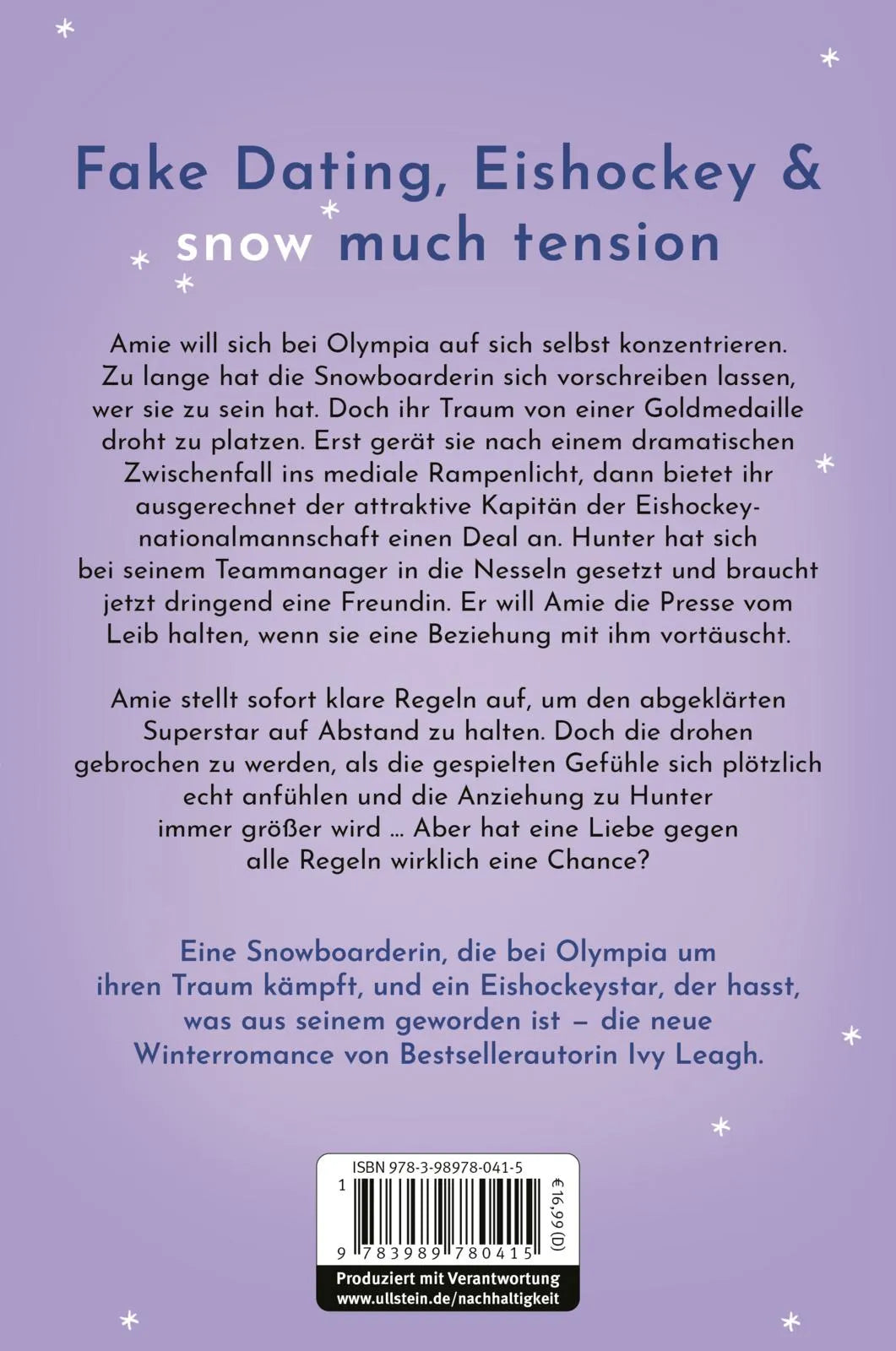 Buchrückseite von 'One Date to Gold' mit Klappentext - Paperback