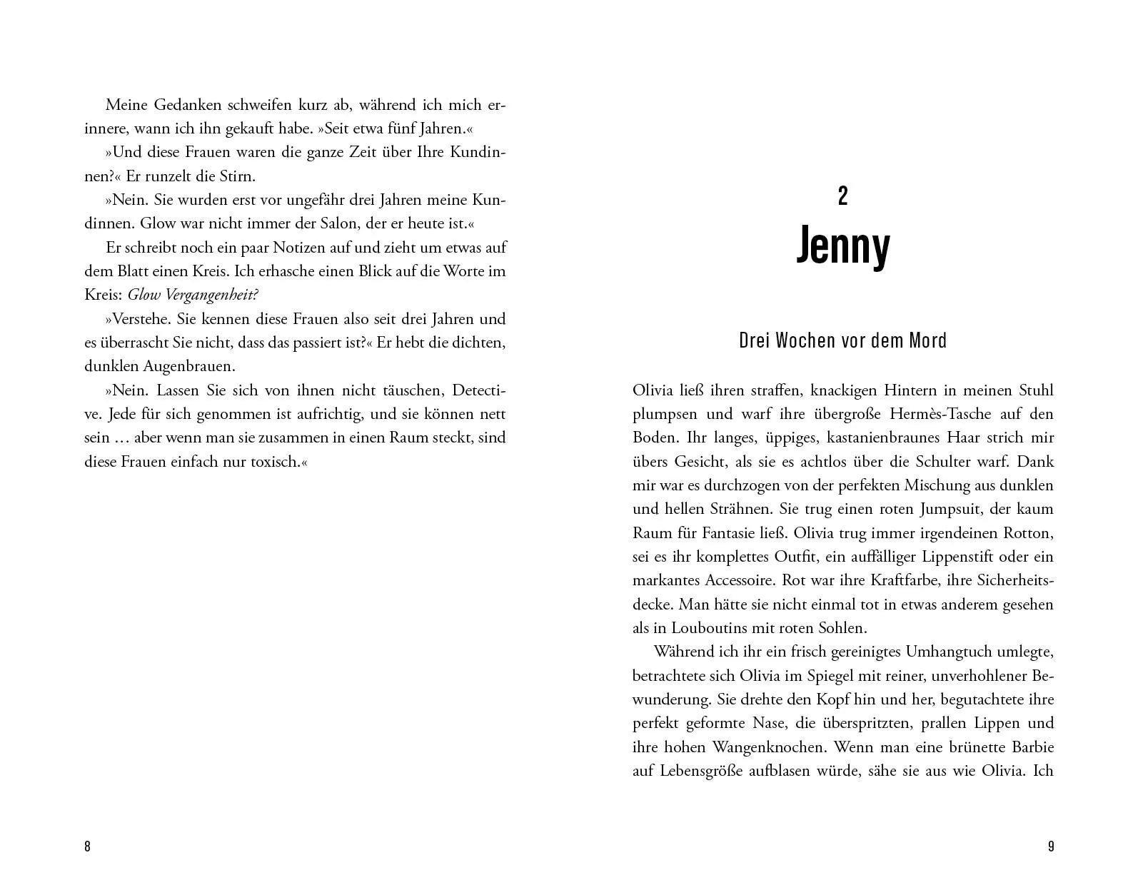 Innenansicht von 'One of us is dead' - Paperback