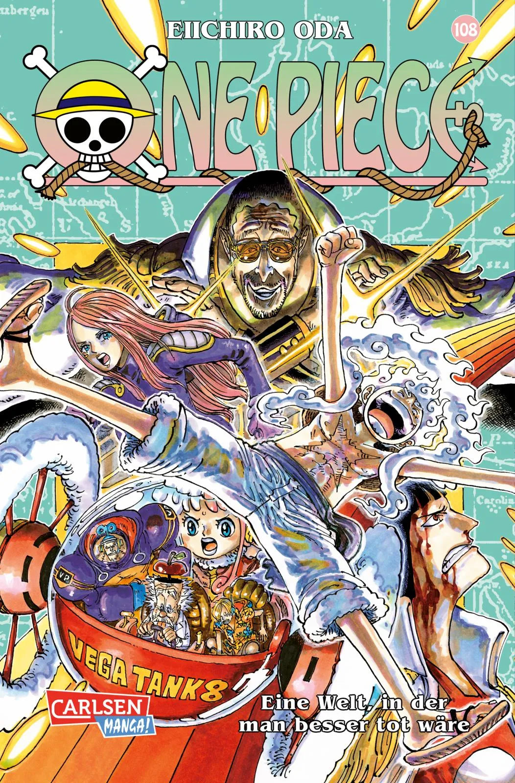 Buchcover von 'One Piece 108' - Taschenbuch von Eiichiro Oda