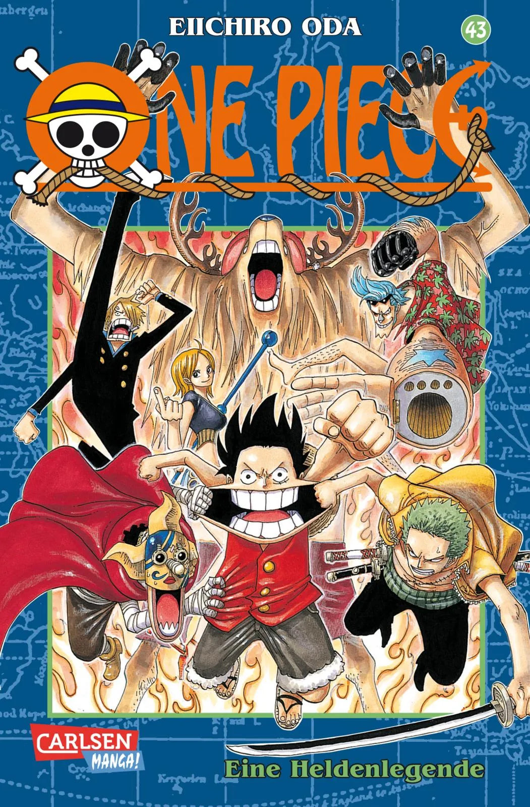 Buchcover von 'One Piece 43' - Taschenbuch von Eiichiro Oda